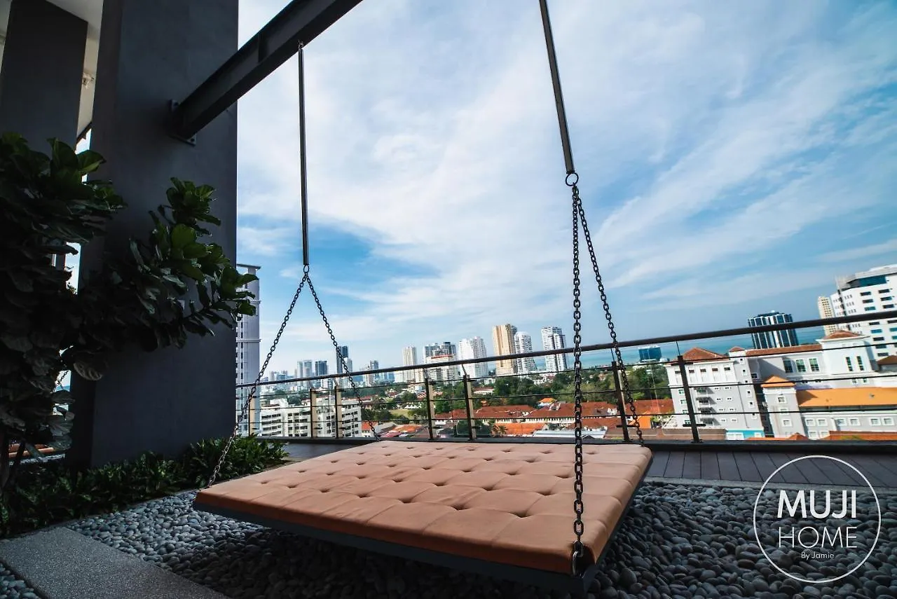 Muji Studio 1 - Seaview At 218 Tropicana Near Komtar Food Heaven With Netflix & Tv Box 조지타운 0*,
